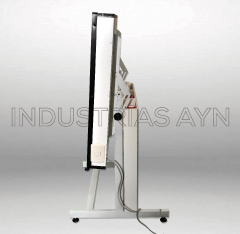 Mesa de Dibujo Técnico con Luz Verde Vidrio Arenado