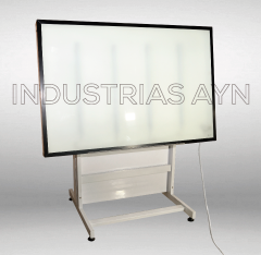Mesa de Dibujo Técnico con Luz Verde Vidrio Arenado