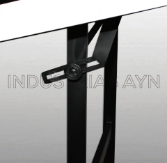 Mesa de Dibujo Técnico con Tablero de Luz Verde y Vidrio Transparente